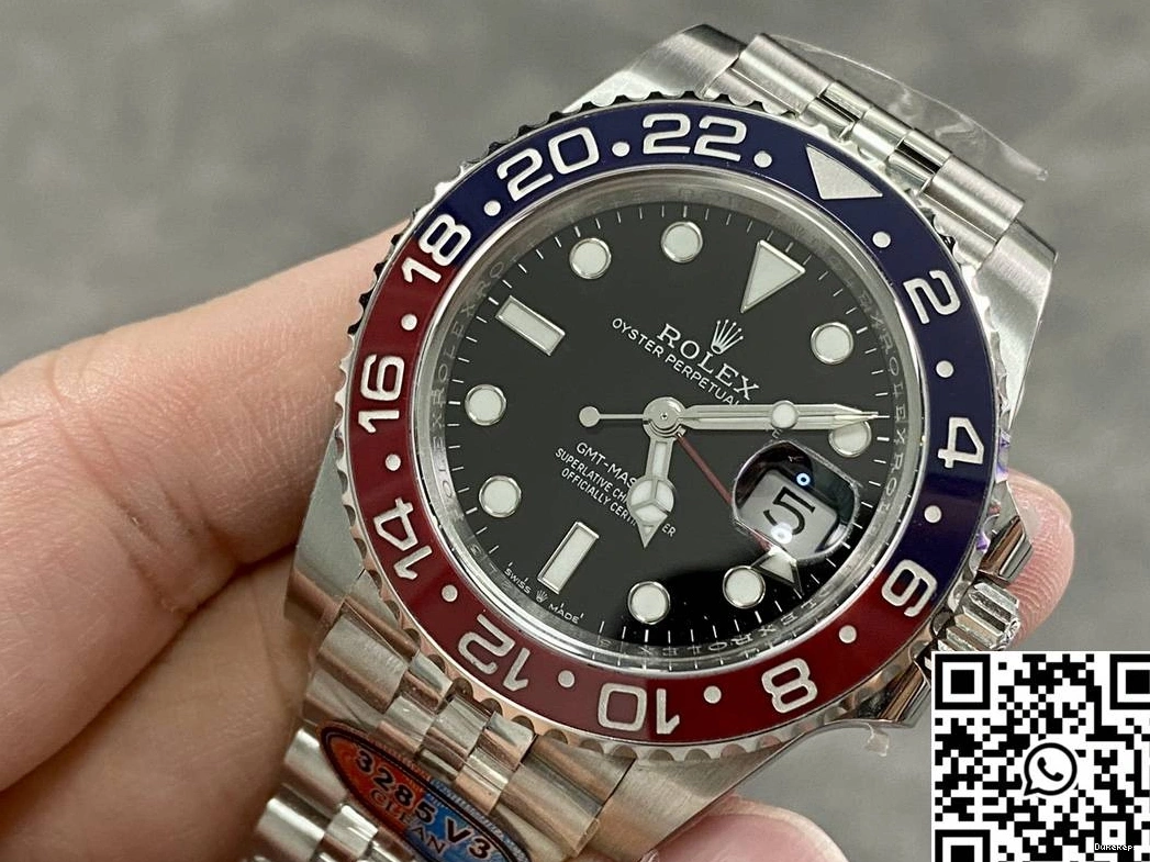 Rolex Dial Clean V3 II Master Black Factory GMT M126710BLRO-0001 1226